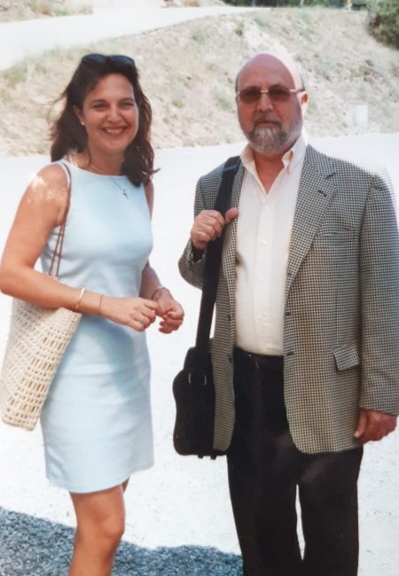 Imagen del padre de Susanna Artó y Susanna, cuando trabajaban en el banco